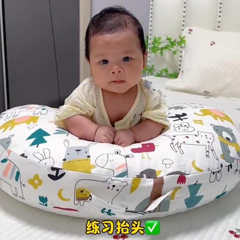 斜坡枕婴儿防吐奶哺乳枕二合一夏季防呛奶新生儿防胀气练擡头神器