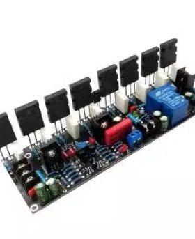 400W原装东芝单声道2SC5200+2SA1943 DC20V-90V带喇叭保护功放板