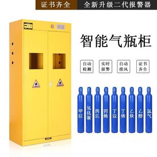 气瓶柜工业防爆柜实验室单瓶双瓶储存柜甲烷乙炔危险气体储存柜