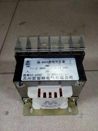 BK-60VA控制变压器输入380V输出200V