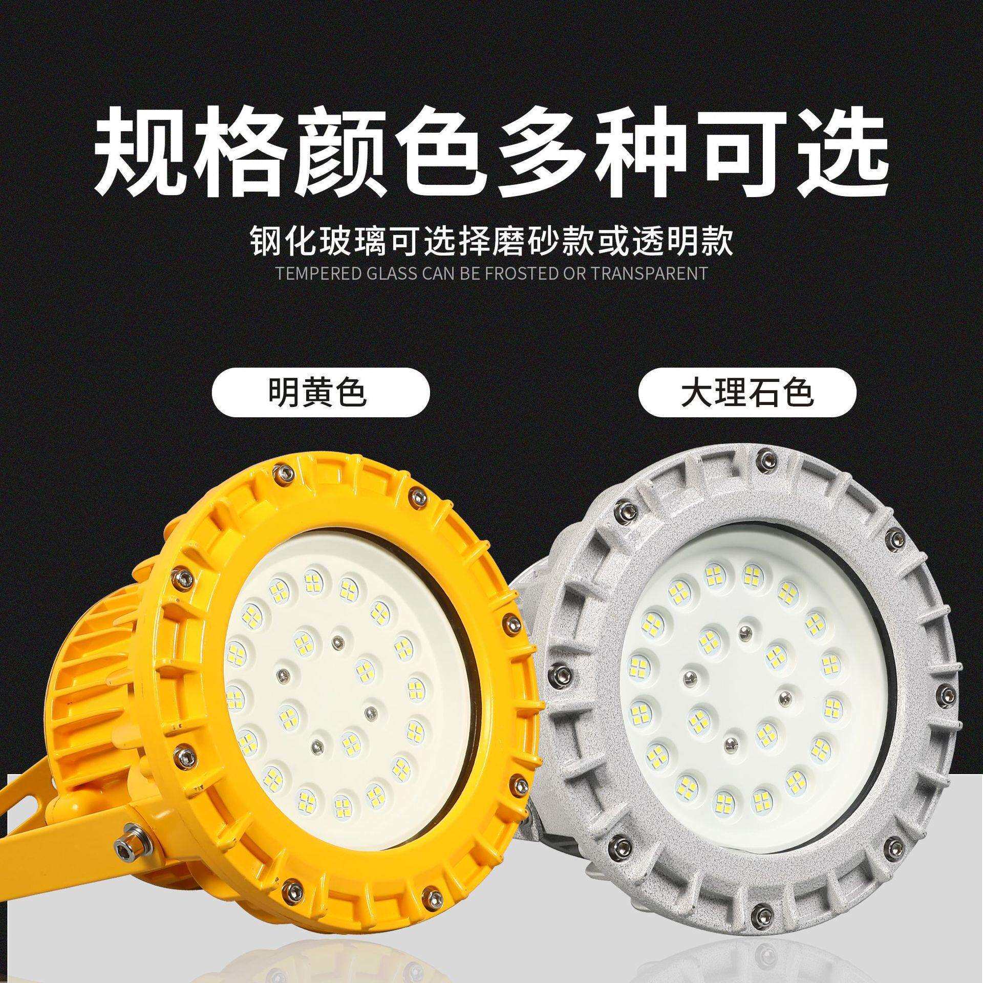 防尘泛光灯70W80W50W圆形车间仓库投光灯60WLED防爆灯跨境热销
