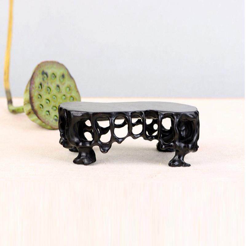 盆景底座 高档底座花瓶底座摆件奇石根雕底座 工艺品花盆底座