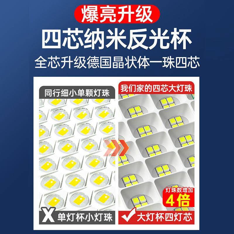 一拖二新款太阳能灯家用超亮户外灯庭院灯大功率室内室外照明路灯