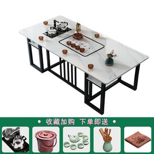 &岩茶桌椅组合办A2210板公室茶水桌家用阳台冲茶T桌客厅茶台烧壶