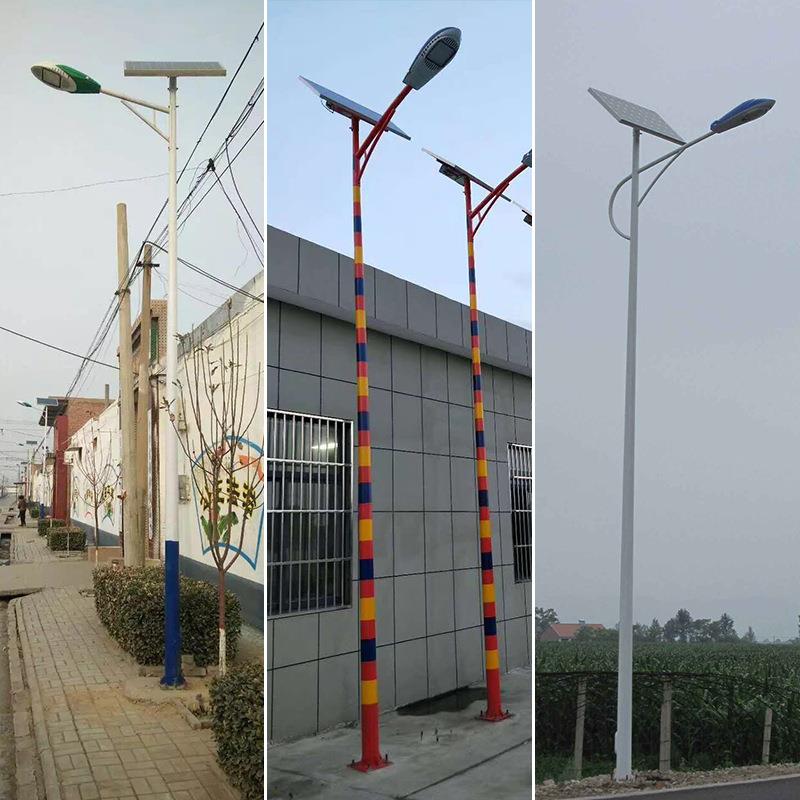 太阳能路灯户外灯全套带高杆灯6米新农村大功率工程LED超亮庭院灯