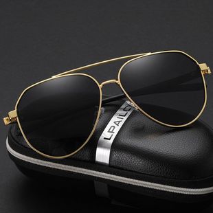 防紫外线太阳镜男士 2023新款 司机偏光墨镜开车驾驶蛤蟆镜钓鱼眼镜