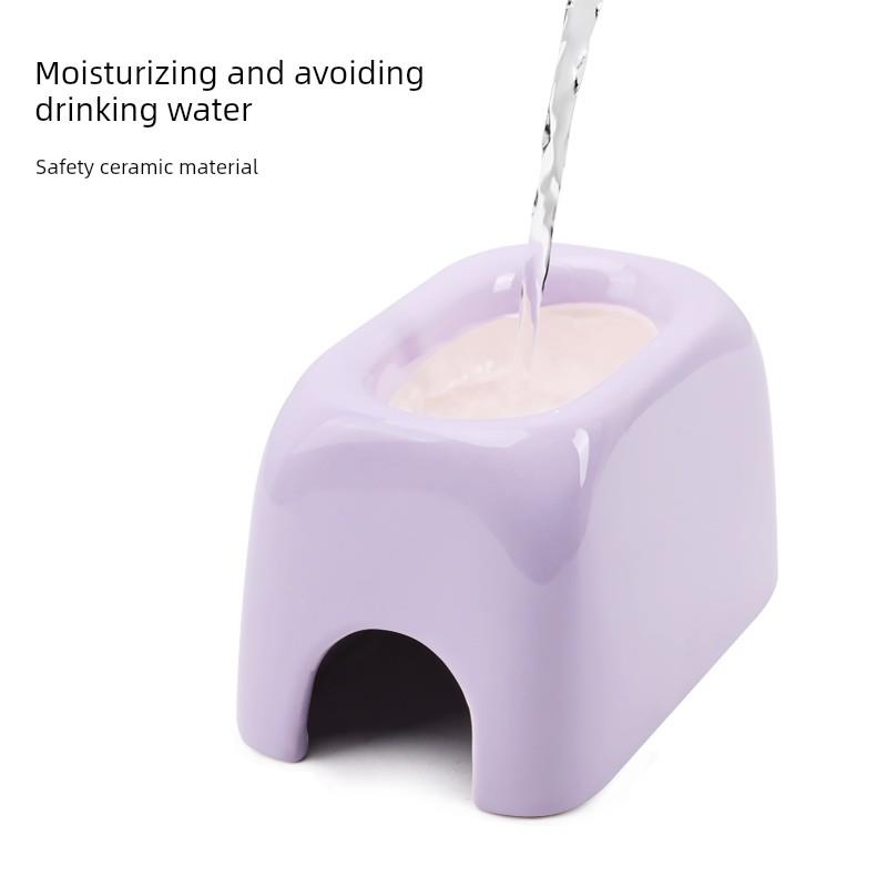 陶瓷躲避洞爬宠蛇加湿饮水躲避屋守宫肥尾洞穴饲养箱造景爬虫窝