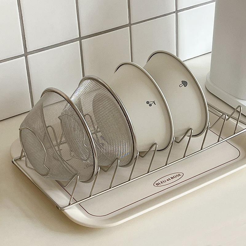 LYMTICS韩系ins风不锈钢迷你洗菜沥水篮厨房洗水果盘过滤漏碗