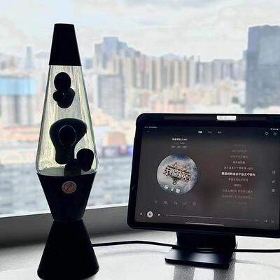 X战 警火山岩浆熔岩灯浮游小夜灯床头氛围台灯lava lamp水母灯蜡