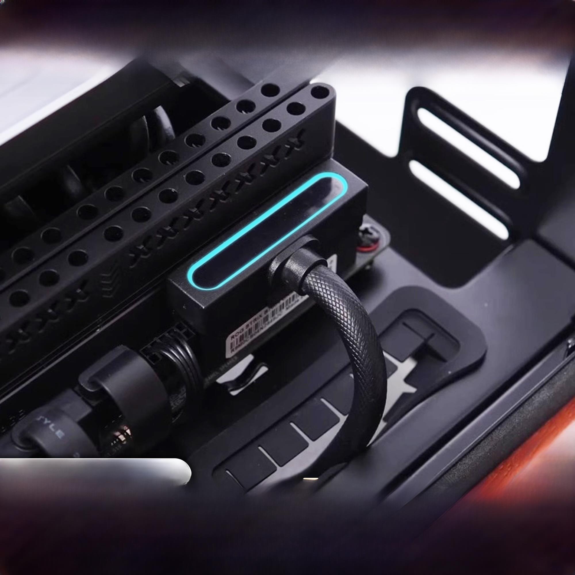 24针主板延长线电脑电源线Rgb神光同步线直连90度插头直连