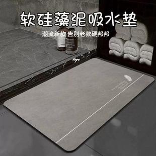 软硅胶泥地垫入门地垫门内入户门垫浴室门口吸水网红家用厕所速干