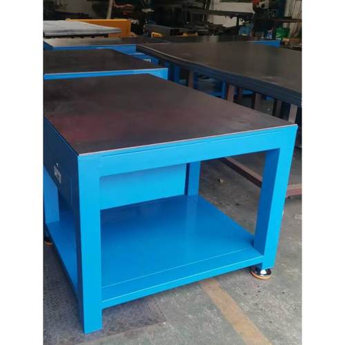 重型模具工作台维修车间钳工工作台虎钳加厚钢板工作台省模抛光桌