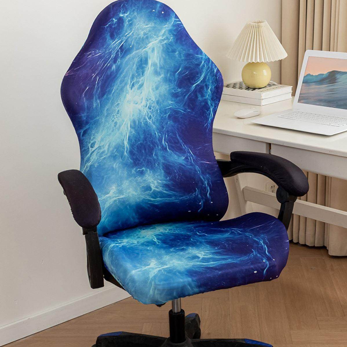 弹力印花电竞椅保护套罩四季通用防尘办公椅子游戏座椅套电脑椅套