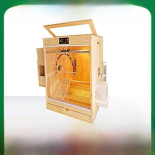 鹦鹉保温箱鸟笼风暖饲养冬季幼鸟繁殖育雏箱养殖箱实木玄风牡丹恒