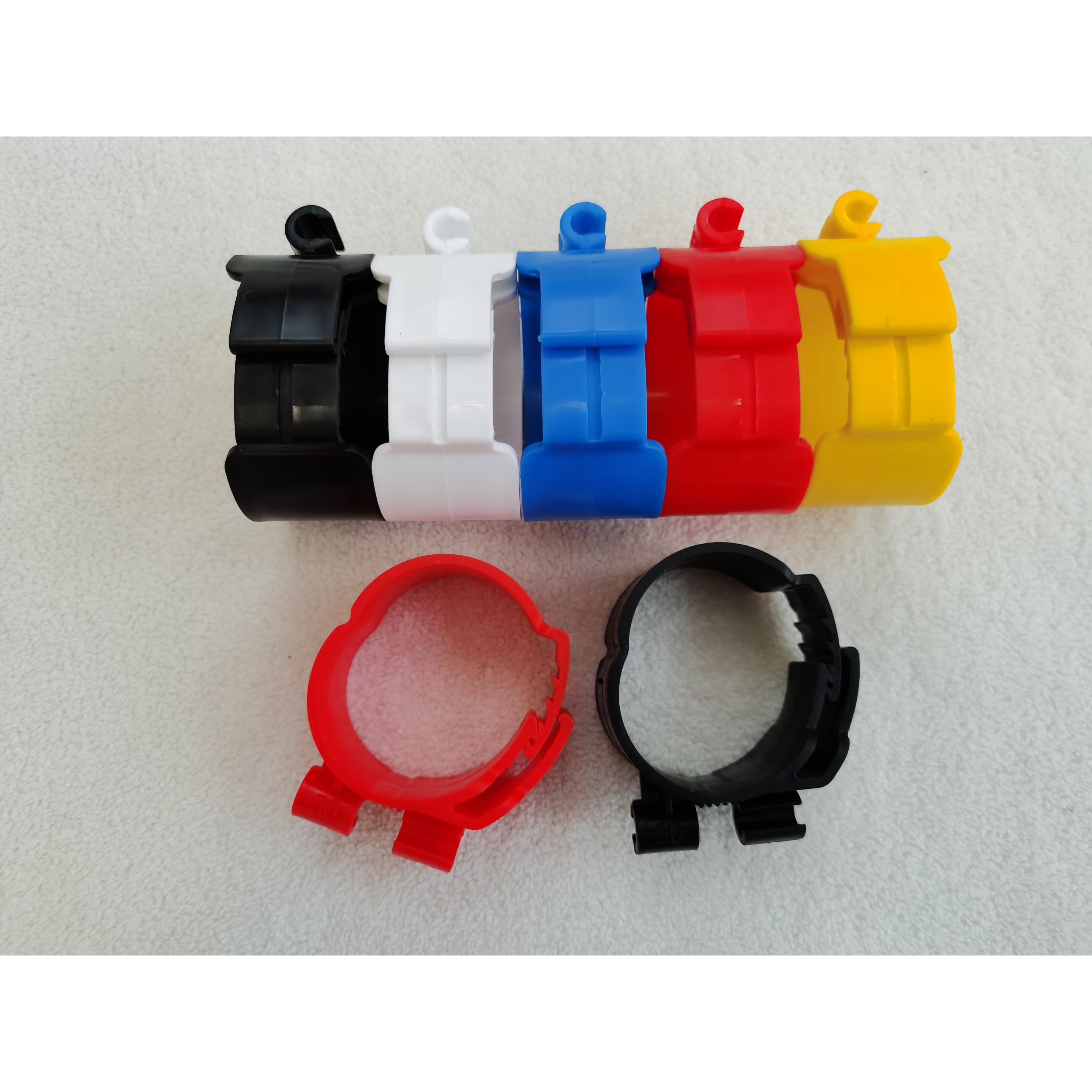 中央空调管夹塑料管夹8cm螺丝杆可调铜管水管加宽电梯吊码管100件