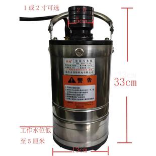 72低水位24v船用电瓶动车直流污水泵化粪池防汛排涝灌溉 大流量48