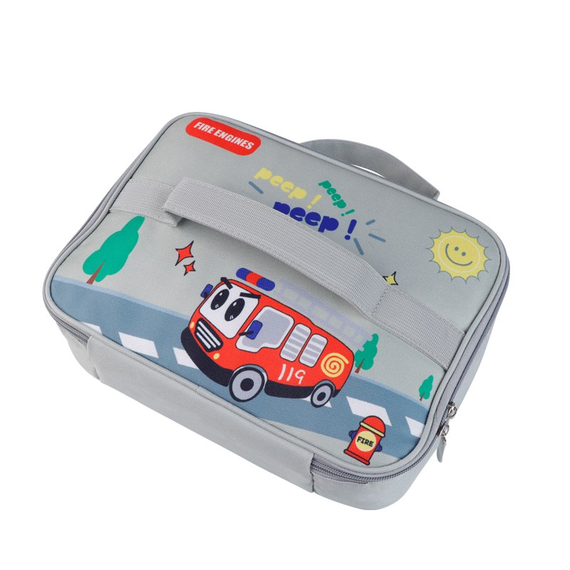 学生便当盒双把手提包铝箔加厚保温袋带饭包午餐便当包上班族便当