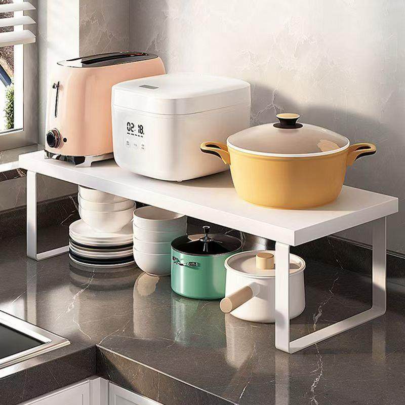 厨房置物架台面多层锅架调料架桌面收纳灶台电饭煲碗支架隔板功能