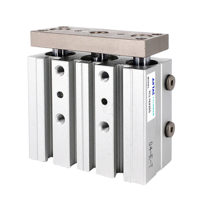 亚德客TCM带导杆三轴三杆气缸 TCM6*10X20X30X40X50S带磁TCM12/16