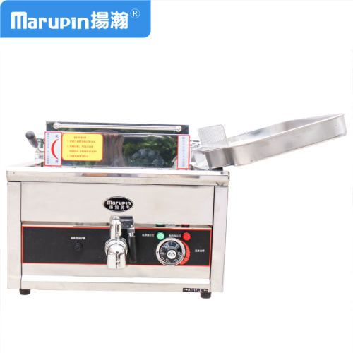 扬瀚Marupin玛炉品台式电炸炉商用炸锅正新鸡排发热管后翻油炸锅
