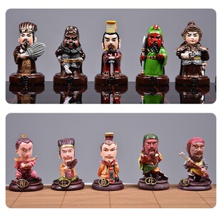 中国象棋三国人物创意脸谱民族风北京特色送老外的礼物外国人礼品