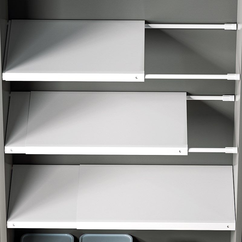 衣柜分层免打孔可伸缩隔板厨房鞋柜子隔断铁艺置物架整理收纳神器,收纳整理,整理架/置物架/收纳架,淘宝优惠券,粉丝福利购,淘宝优惠卷