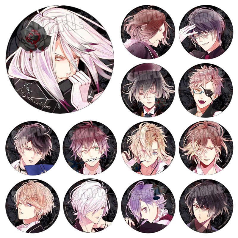 魔鬼恋人动漫徽章DIABOLIKLOVERS