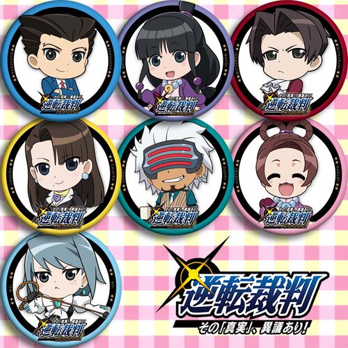 逆转裁判season2动漫徽章胸章二