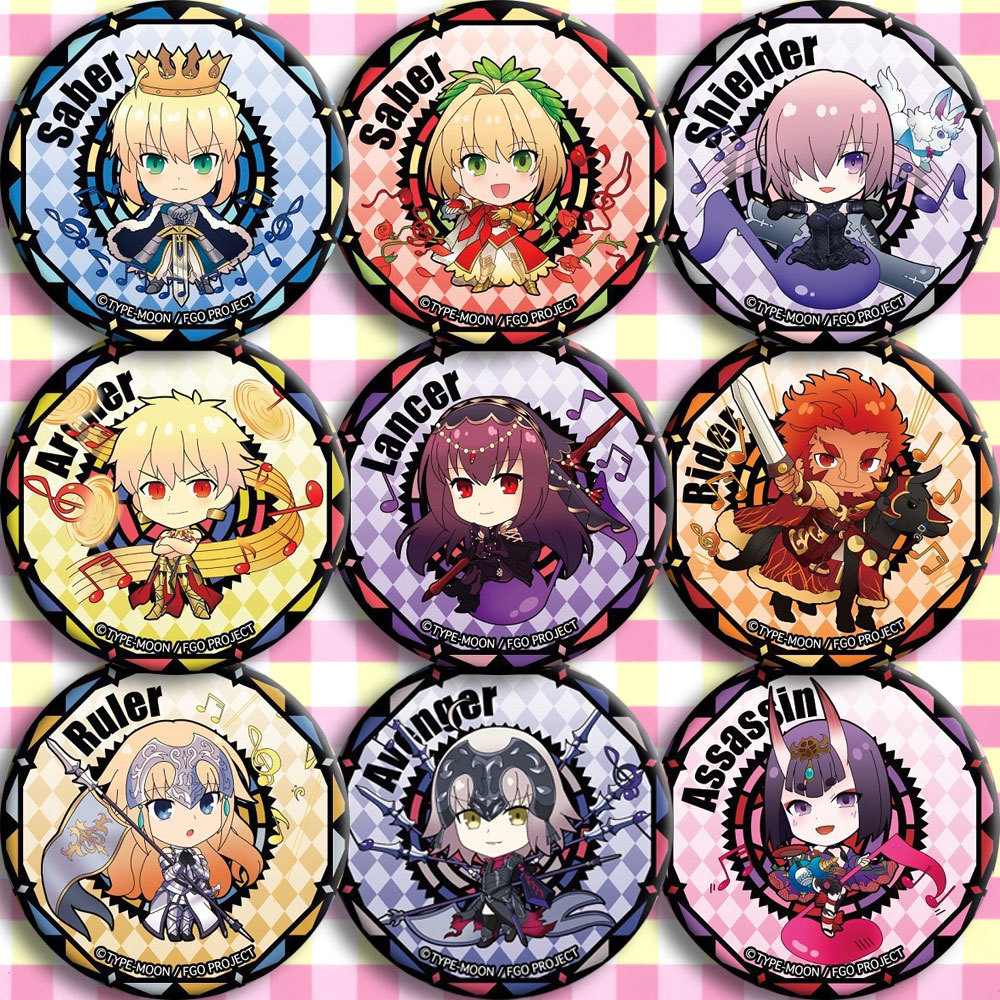 Fate/GrandOrder动漫徽章58mmsab