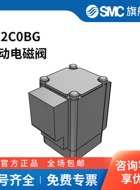 SMC官方正品VX21/22/23系列电磁阀VX2C0BG两位两通DC24V