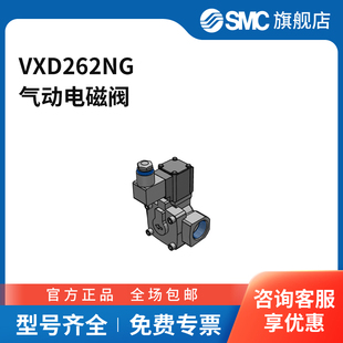 VXD系列电磁阀VXD262NG两位两通DIN插座式 SMC官方正品 接口Rc1DC
