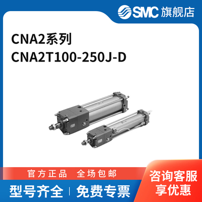 SMC CNA2系列锁紧气缸 CNA2T100-250J-D 个