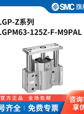 SMC MLGP-Z系列气缸 MLGPM63-125Z-F-M9PAL 个