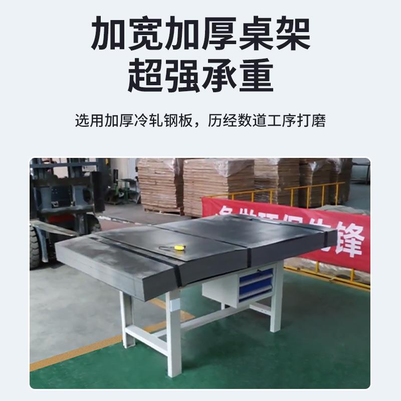重型钳工台防静电操作桌学校称重实训台工厂车间维修虎钳装配台