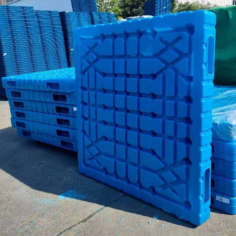1616双面吹塑托盘仓储周转叉车托盘物流运输塑胶卡板防潮物流垫板