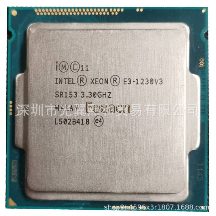 lntel至强 E3 1226V3 SR1R0 3.30GHZ 四核心八线程1150接口