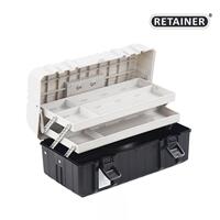 瑞美拓三層手提式多功能大號折疊塑料家用收納車載工具箱