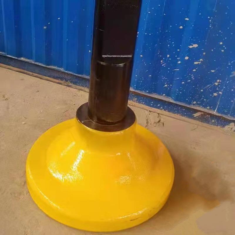 厂家供应蘑菇头底座震动锤夯头斗山90挖机配件破碎夯头