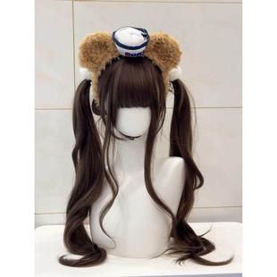 假发女少萝长款 85cm蜜茶亚麻色长卷发蓬松减龄整顶自然无痕全头套