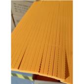 50度橙高弹性刀版 弹簧垫刀模刀板高弹性不干胶海绵条压痕机海绵印