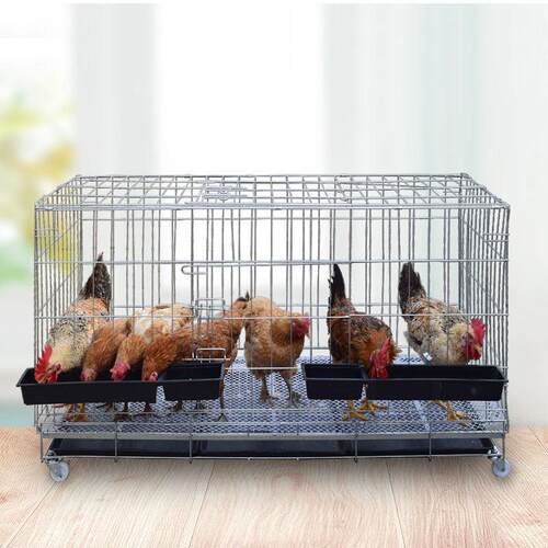 鸡笼子家用大号特大养鸡笼养殖笼兔笼加密鸽子笼折叠猫狗笼子鸡舍