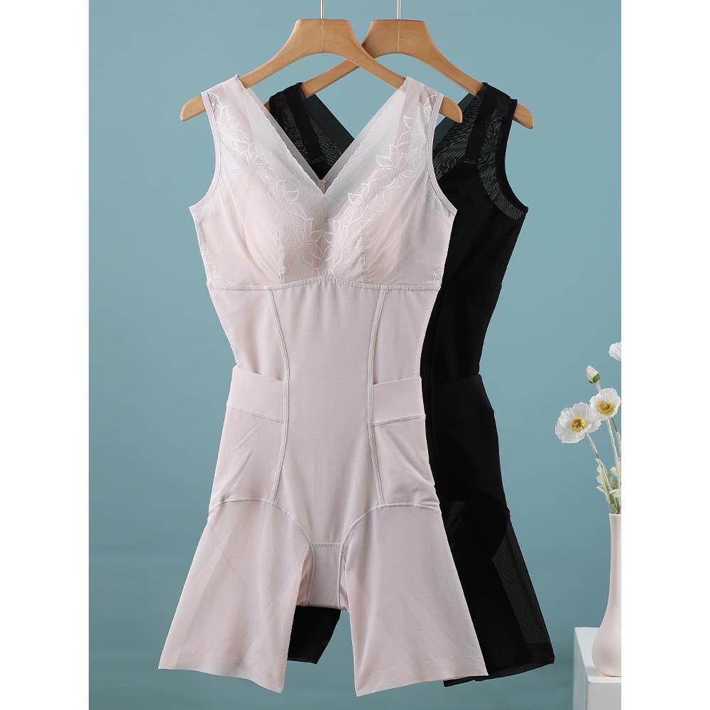 采购产品夏季超薄无缝一件塑身服装的妇女胸垫，收紧腹部束身衣，