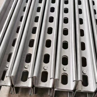 供应双拼铆接c型钢镀锌c型钢冲孔抗震支架配件冷弯Y型材檩条氟碳