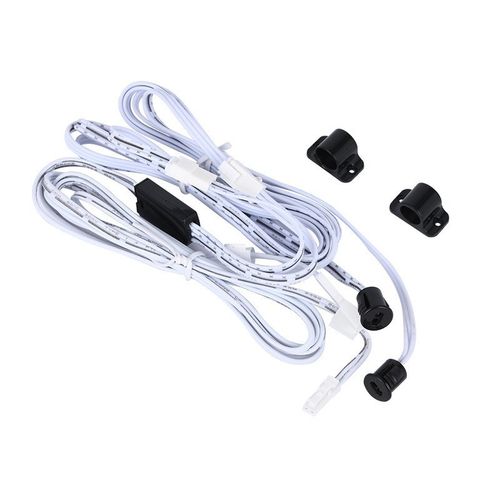 双门控感应开关12Vp衣橱柜灯双头门碰遮挡感应器开门灯亮关门灯灭