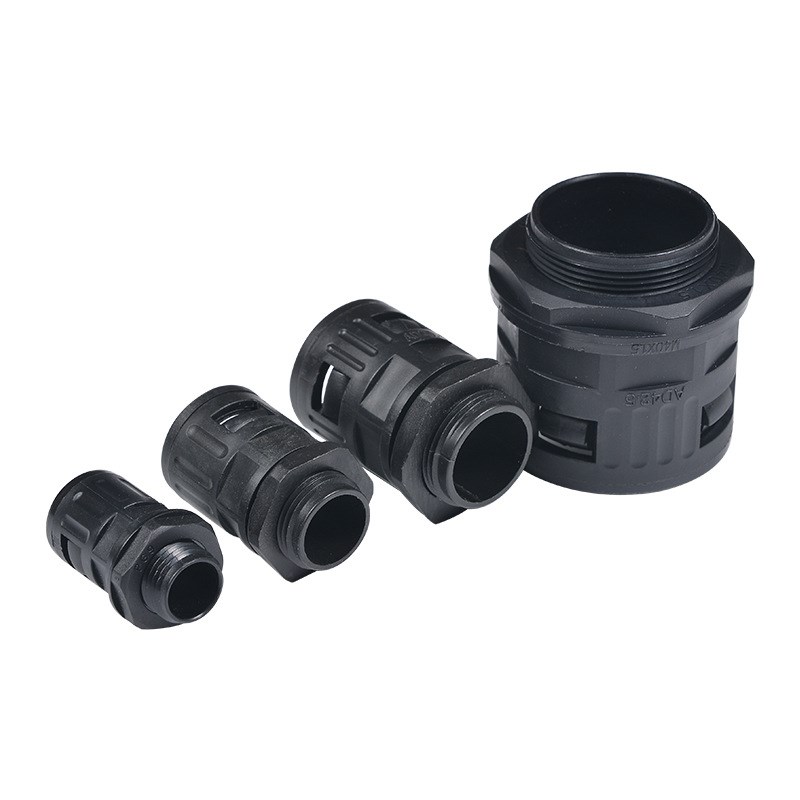 塑料波纹管直插式接头PE软管穿线保护管快速接头AD13/15.Y8/21.2