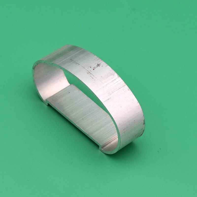 厂家供应栏d杆扶手铝型材 楼梯玻璃阳台铝合金栏杆 可拉弯喷涂木