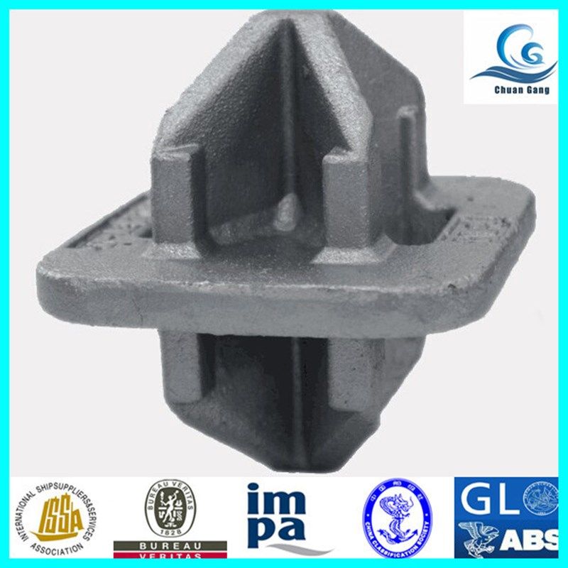 供应船舶专用配件 集装箱紧固件  集装箱堆锥 Q平底单锥 双头单锥