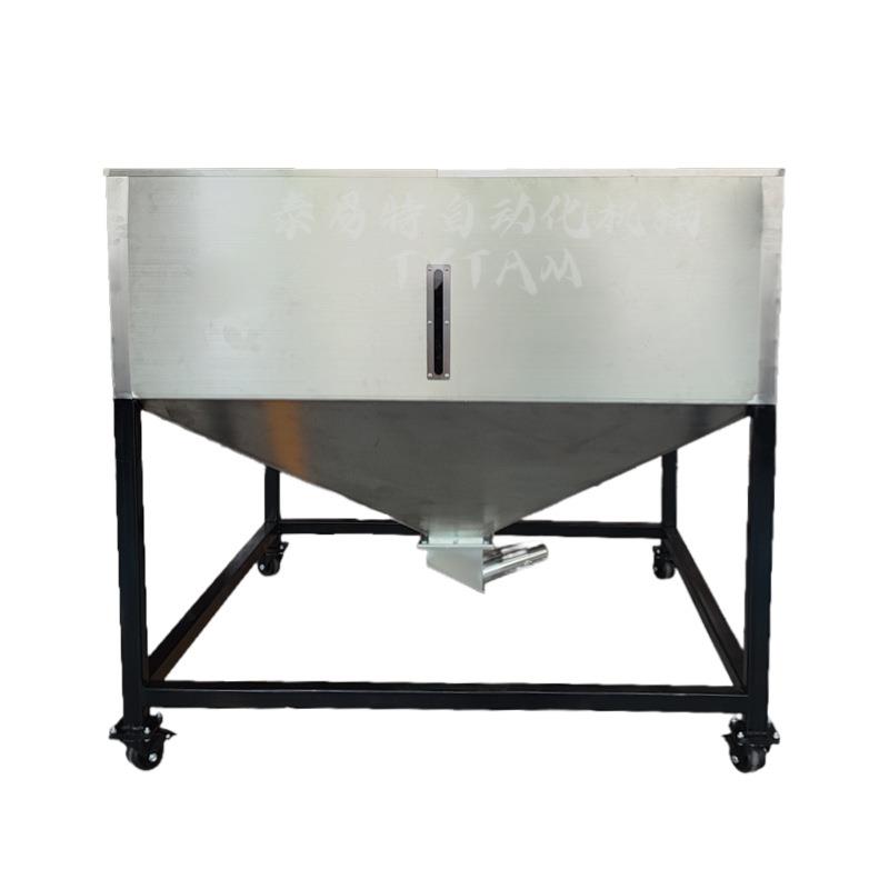 工厂价不锈钢料不锈光斗钢储料罐 圆型方型周转箱 切304材质料 激