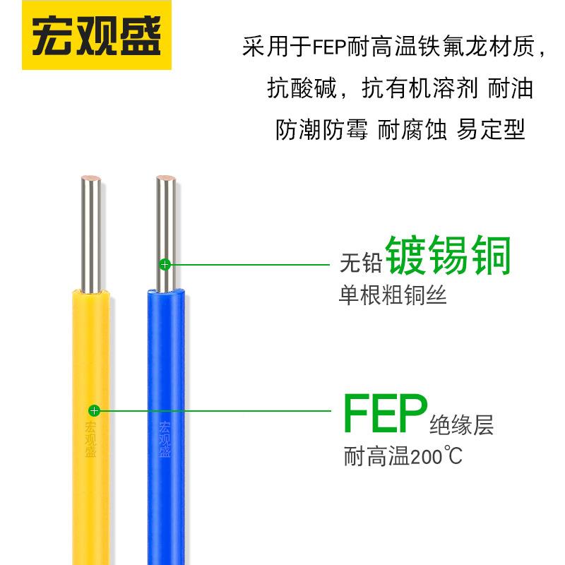 4单根ul1w332温线10 12 14 1916 18 20 22 2ag高单支铁氟龙线