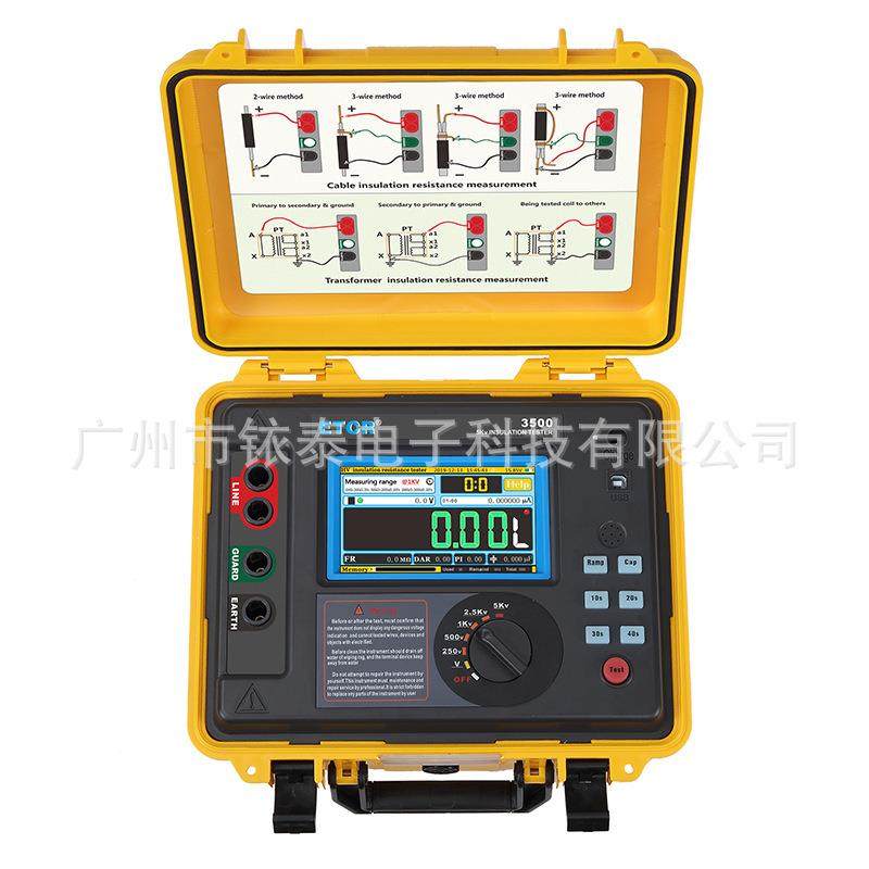 ETCR3500缘电阻高压绝缘电绝阻测试绝仪兆欧表高表精度缘电阻测量